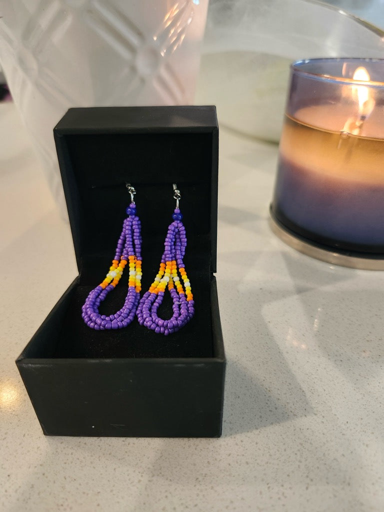 Purple Teardrops