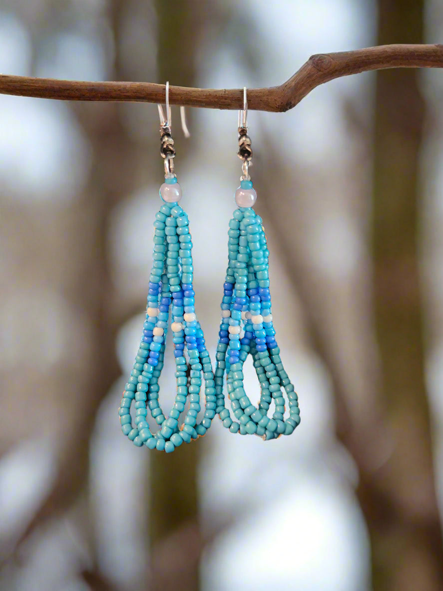 Sky Blue Teardrops